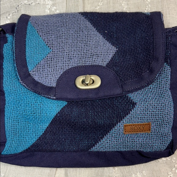 NWT ROXY shoulder cross body hemp cute woven purse - Picture 16 of 16